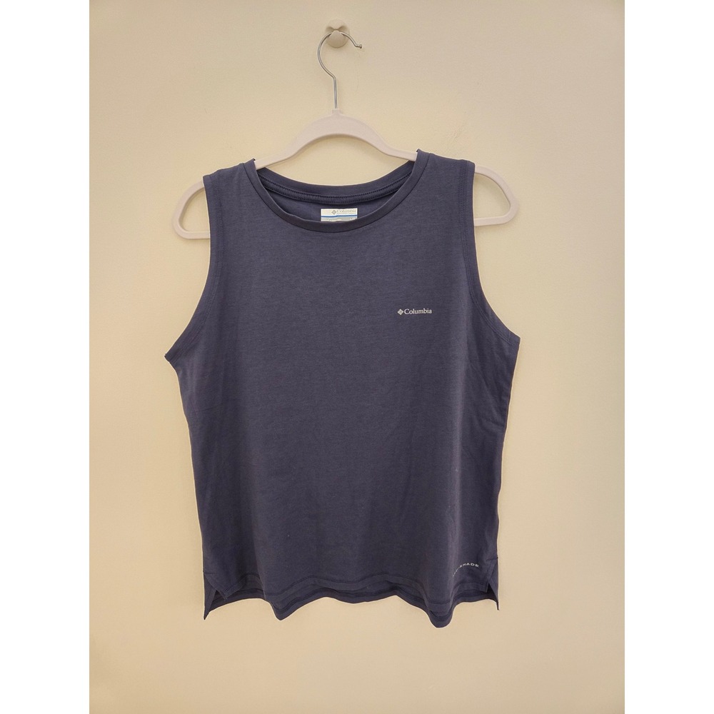 Columbia Omni-Shade Navy Sleeveless Tank Top Size Large